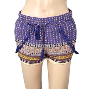 Atmosphere tapestry Tassel Dressy Shorts